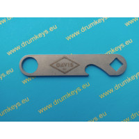 DAVIS Drum Key and Bottle Opener