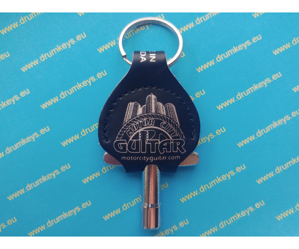 MOTOR CITY GUITAR Drum  Key Keychain